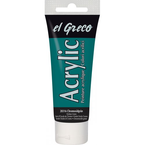 Kreul Akrylová barva EL GRECO 75 ml VIRIDIAN ZELENÁ Kreul Akrylová barva EL GRECO 75 ml VIRIDIAN ZELENÁ