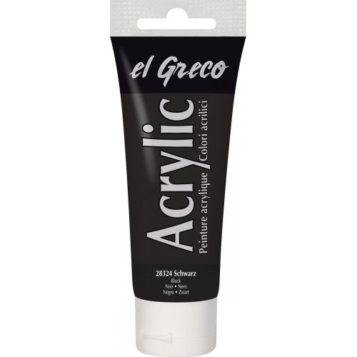 Kreul Akrylová barva EL GRECO 75 ml ČERNÁ Kreul Akrylová barva EL GRECO 75 ml ČERNÁ