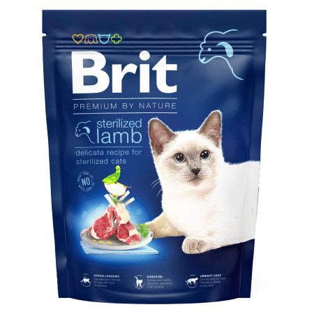 Brit Premium by Nature Cat. Sterilized Lamb 300 g Brit Premium by Nature Cat. Sterilized Lamb 300 g