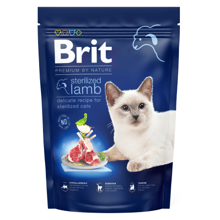 Brit Premium by Nature Cat. Sterilized Lamb 800 g Brit Premium by Nature Cat. Sterilized Lamb 800 g