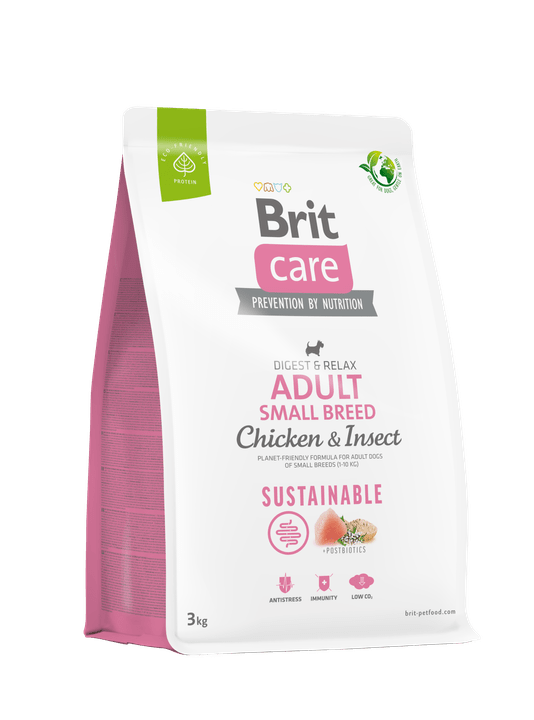 Brit Care Dog Sustainable Adult Small Breed 3 kg Brit Care Dog Sustainable Adult Small Breed 3 kg