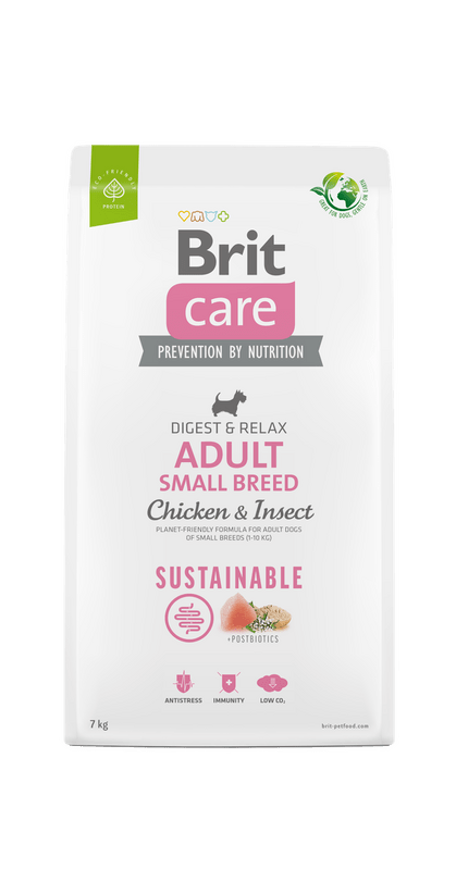 Brit Care Dog Sustainable Adult Small Breed 7 kg Brit Care Dog Sustainable Adult Small Breed 7 kg