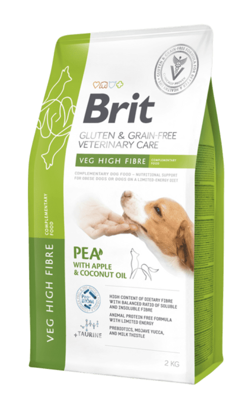 Brit GF Veterinary Diets Dog Veg High Fibre 2 kg Brit GF Veterinary Diets Dog Veg High Fibre 2 kg
