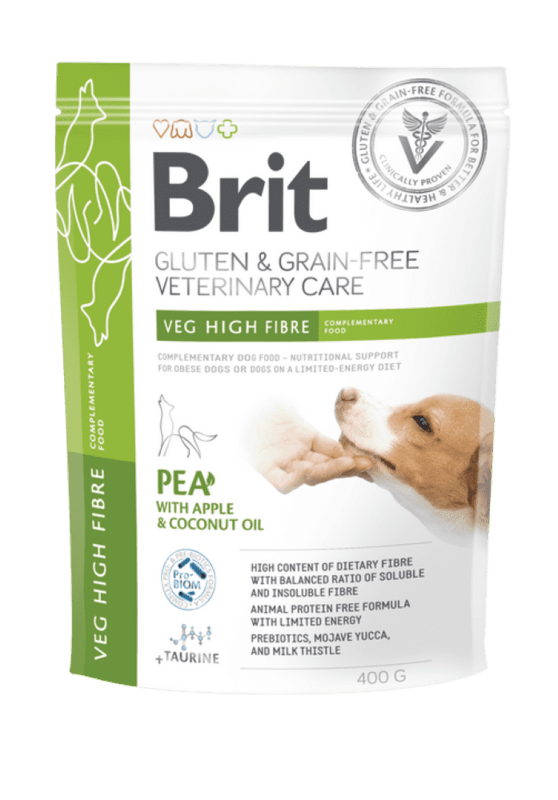Brit GF Veterinary Diets Dog Veg High Fibre 400 g Brit GF Veterinary Diets Dog Veg High Fibre 400 g