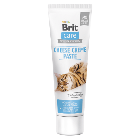 Brit Care Cat Paste Cheese Creme enriched with Prebiotics 100 g Brit Care Cat Paste Cheese Creme enriched with Prebiotics 100 g