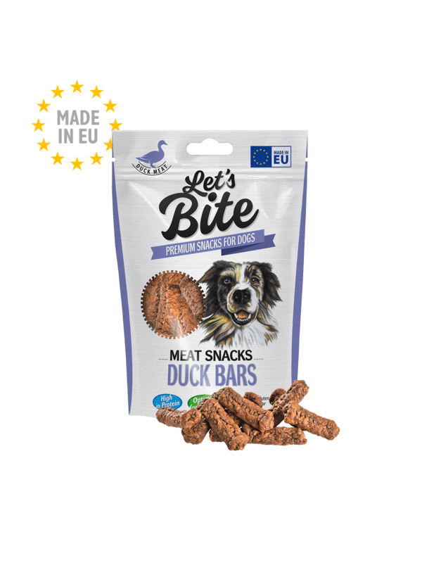 Let’s Bite Meat Snacks Duck Bars 80 g Let’s Bite Meat Snacks Duck Bars 80 g