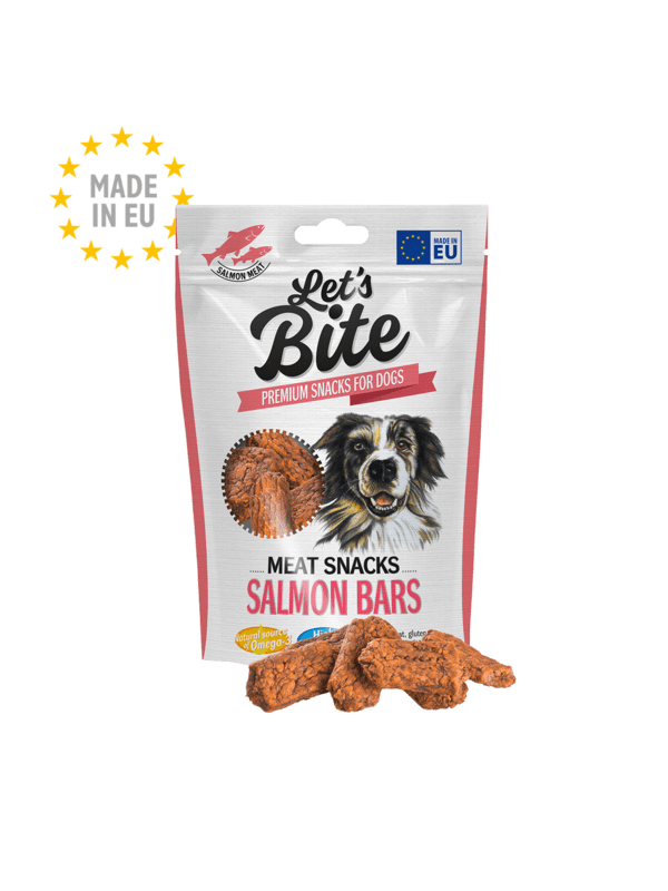 Let’s Bite Meat Snacks Salmon Bars 80 g Let’s Bite Meat Snacks Salmon Bars 80 g