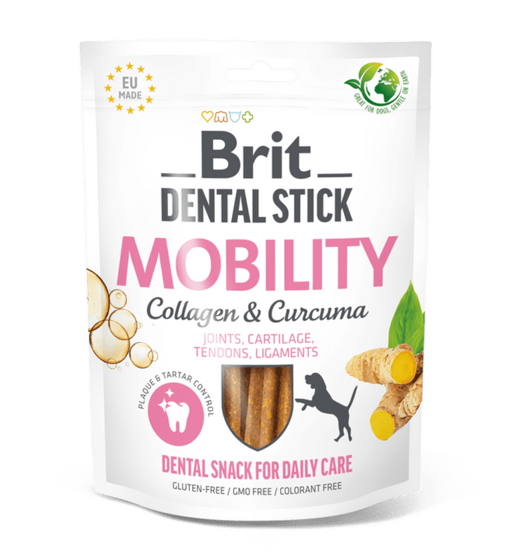 Brit Dental Stick Mobility with Curcuma & Collagen 7 pcs 251 g Brit Dental Stick Mobility with Curcuma & Collagen 7 pcs 251 g
