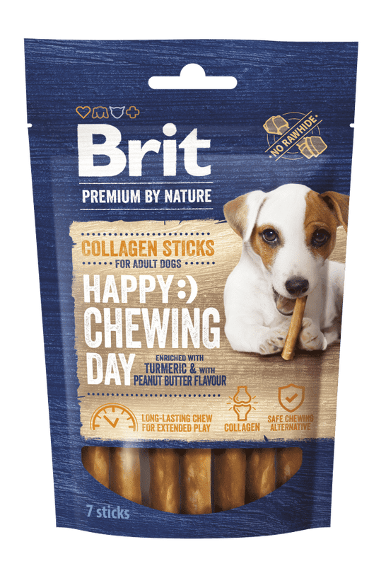 Brit Premium by Nature Collagen Chews Sticks 12cmx10mm 7 ks Brit Premium by Nature Collagen Chews Sticks 12cmx10mm 7 ks