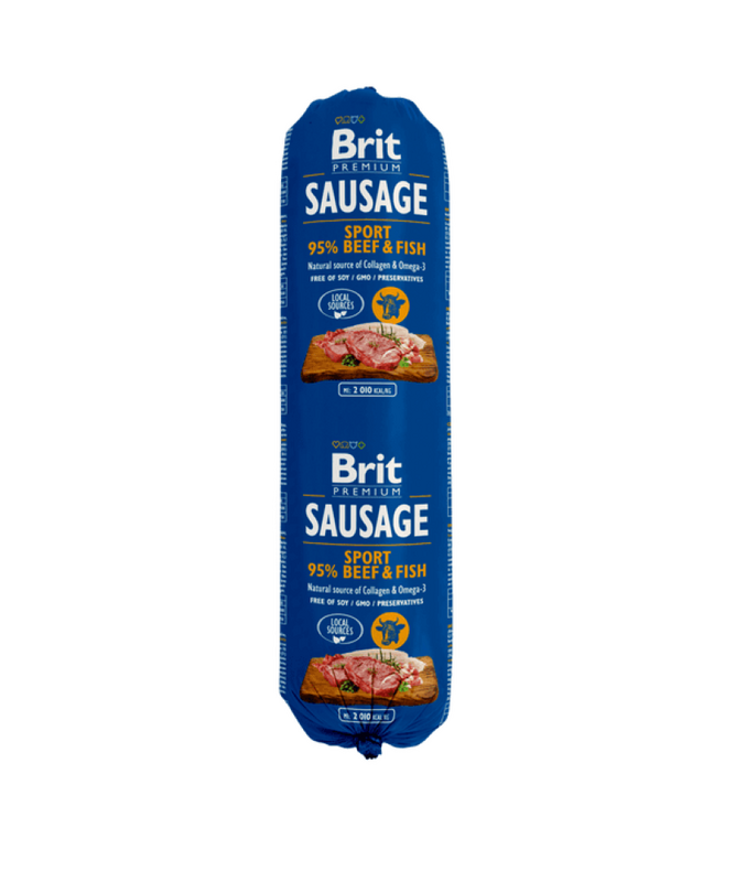 Brit Sausage Beef & Fish-Sport formula 800 g Brit Sausage Beef & Fish-Sport formula 800 g