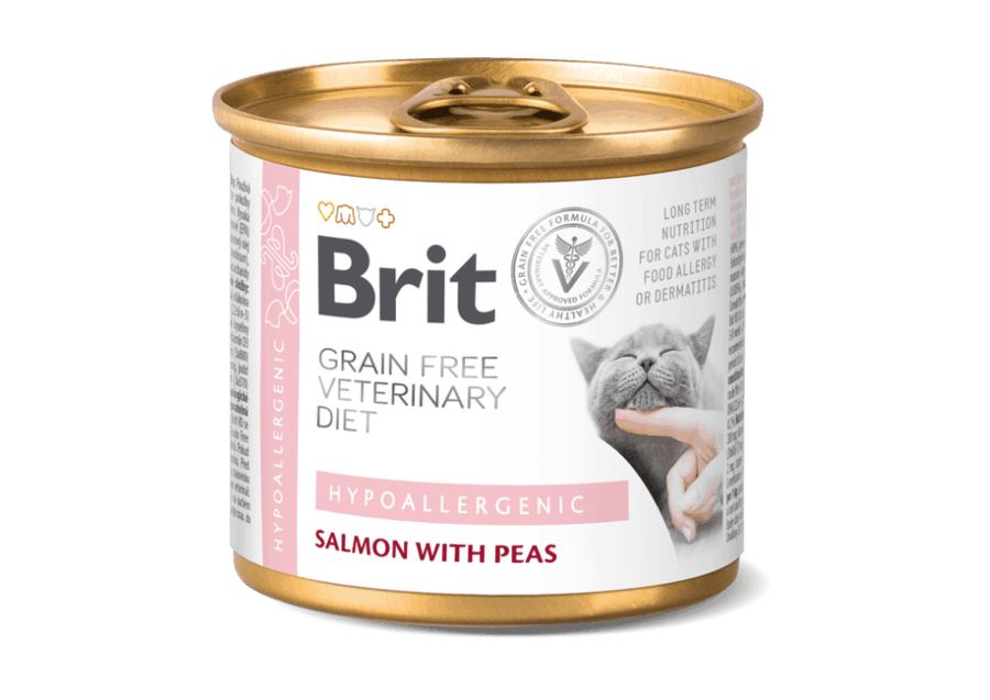 Brit GF Veterinary Diet Cat Cans Hypoallergenic 200 g Brit GF Veterinary Diet Cat Cans Hypoallergenic 200 g