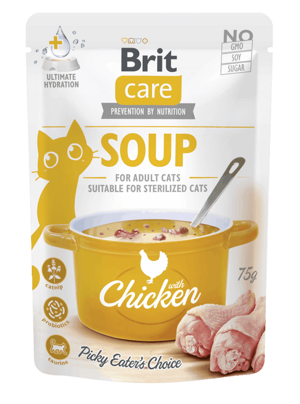Brit Care Soup with Chicken for Cats 75 g Brit Care Soup with Chicken for Cats 75 g