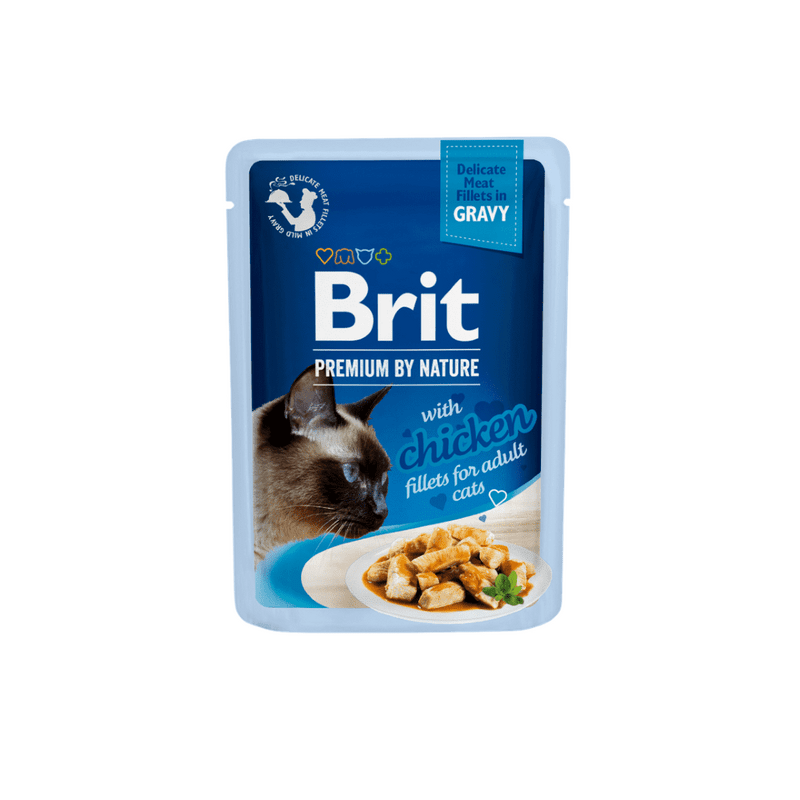 Brit Premium Cat Delicate Fillets in Gravy with Chicken 85 g Brit Premium Cat Delicate Fillets in Gravy with Chicken 85 g
