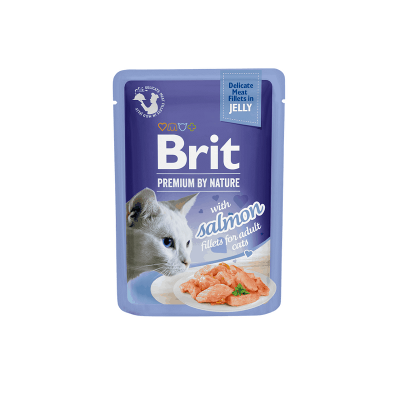 Brit Premium Cat Delicate Fillets in Jelly with Salmon 85 g Brit Premium Cat Delicate Fillets in Jelly with Salmon 85 g