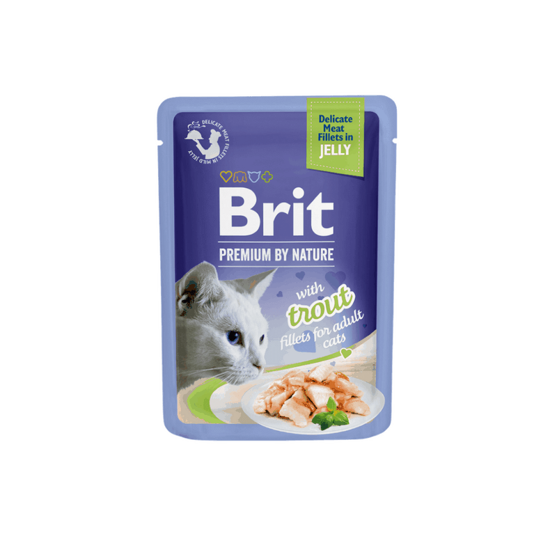 Brit Premium Cat Delicate Fillets in Jelly with Trout 85 g Brit Premium Cat Delicate Fillets in Jelly with Trout 85 g