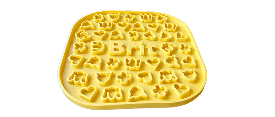 Lízací podložky Brit – Brit Lick Mat Žlutá Lízací podložky Brit – Brit Lick Mat Žlutá