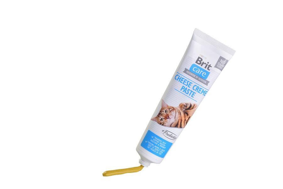 Brit Care Cat Paste Cheese Creme enriched with Prebiotics 100 g - Obrázek 2