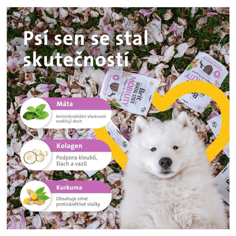 Brit Dental Stick Mobility with Curcuma & Collagen 7 pcs 251 g - Obrázek 2