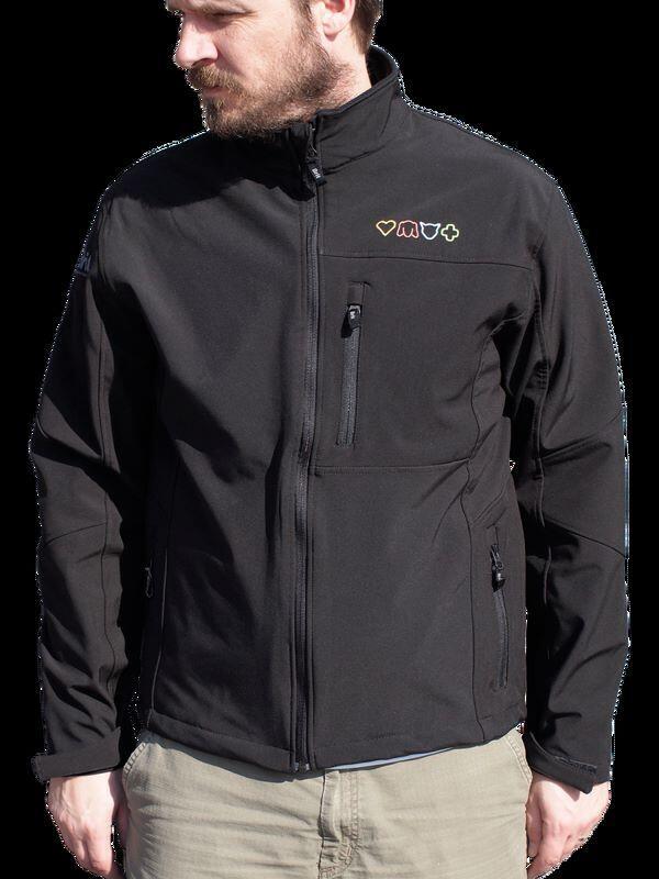 Brit Pánská Softshell bunda s kapucí XXXL - Obrázek 2