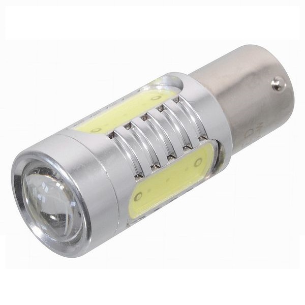 Led autožárovka 4 SMD LED 12V Ba15S s rezistorem CAN-BUS ready bílá Led autožárovka 4 SMD LED 12V Ba15S s rezistorem CAN-BUS ready bílá