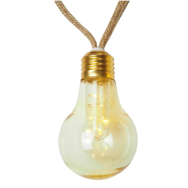 Světelný řetěz s 10 retro žárovkami, 4,5m teplá barva světla, na 3 baterie AA Světelný řetěz s 10 retro žárovkami, 4,5m teplá barva světla, na 3 baterie AA