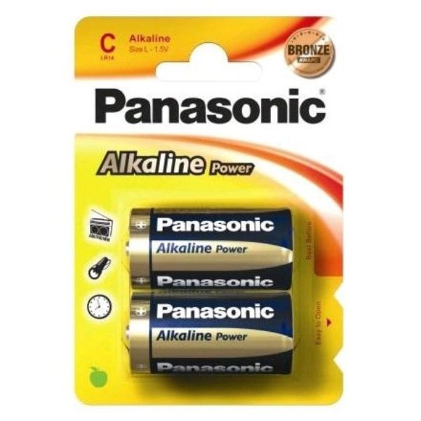Alkalická baterie C (B2) malý monočlánek Panasonic Alkalická baterie C (B2) malý monočlánek Panasonic