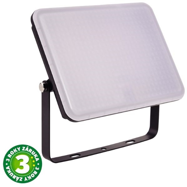 Prémiový bezrámový LED reflektor černý 30W 2760lm, denní barva světla, 3 roky Prémiový bezrámový LED reflektor černý 30W 2760lm, denní barva světla, 3 roky