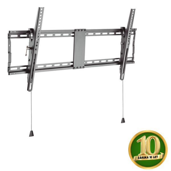 Držák na TV 43″-90″ na zeď Holmios, sklopný o 3-12°, nosnost 70kg, ochrana, 10 let záruka Držák na TV 43″-90″ na zeď Holmios, sklopný o 3-12°, nosnost 70kg, ochrana, 10 let záruka