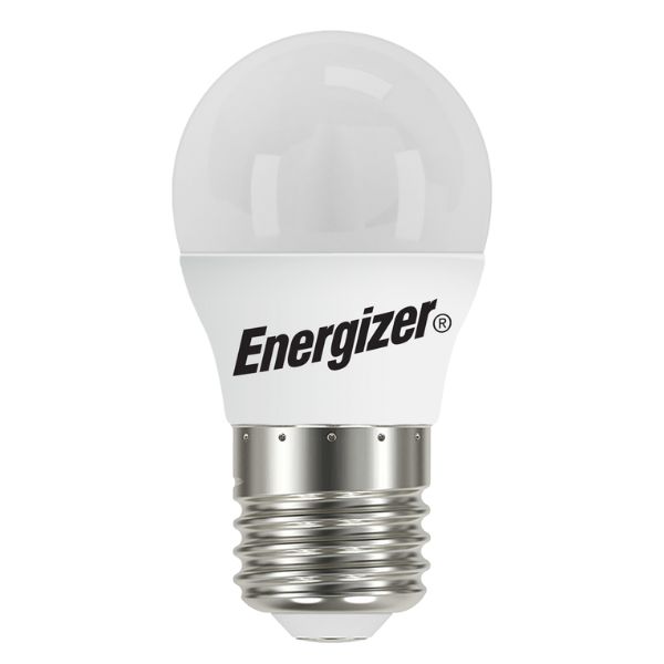 Malá LED žárovka E27 4,9W 470lm G45 studená, ekv. 40W, Energizer Malá LED žárovka E27 4,9W 470lm G45 studená, ekv. 40W, Energizer