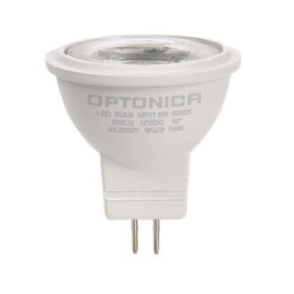 LED žárovka bodovka 3,5cm GU5,3 MR11 3W 210lm 12V, teplá, ekvivalent 13W LED žárovka bodovka 3,5cm GU5,3 MR11 3W 210lm 12V, teplá, ekvivalent 13W