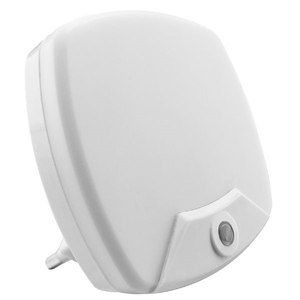 Noční světlo do zásuvky se soumrakovým senzorem 0,5W bílé, teplá Noční světlo do zásuvky se soumrakovým senzorem 0,5W bílé, teplá