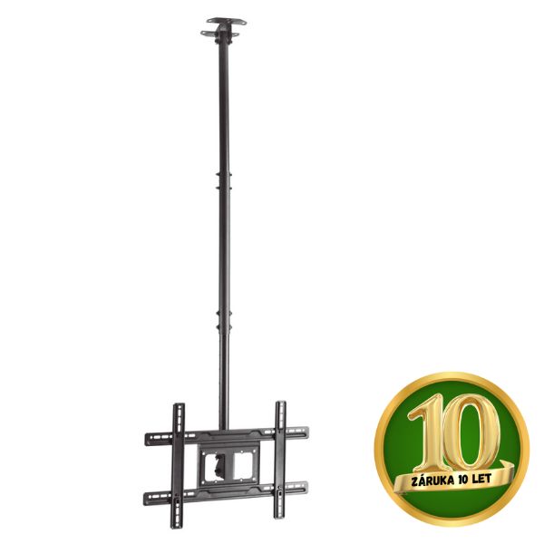 Držák na TV 37″- 80″ na strop Holmios, otočný 30°h +5-25°v, nosnost 50kg, 10 let záruka Držák na TV 37″- 80″ na strop Holmios, otočný 30°h +5-25°v, nosnost 50kg, 10 let záruka