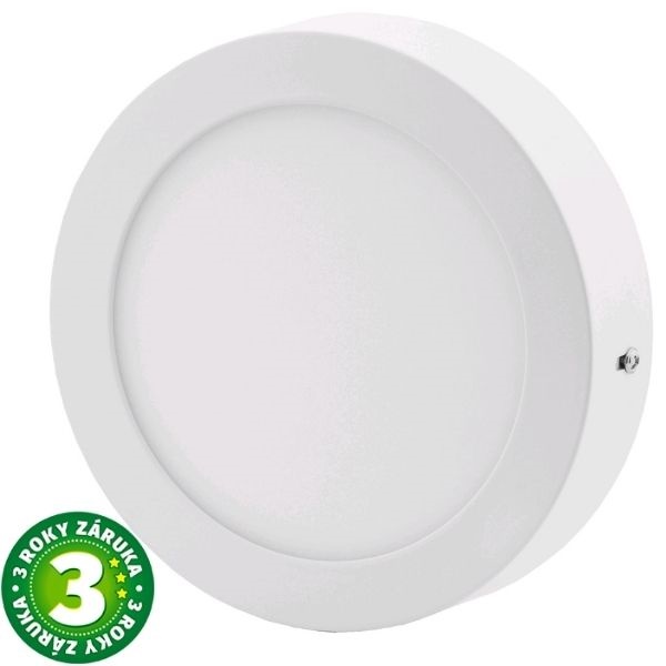 Prémiový přisazený LED panel 6W 420lm, denní, kruhový, 3 roky Prémiový přisazený LED panel 6W 420lm, denní, kruhový, 3 roky