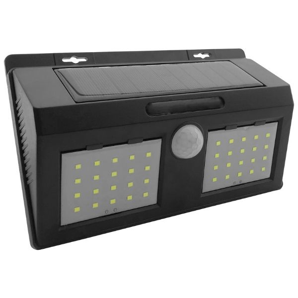 Venkovní solární světlo – LED reflektor s čidlem pohybu 4W 500lm, denní Venkovní solární světlo – LED reflektor s čidlem pohybu 4W 500lm, denní