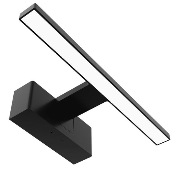 Koupelnové LED světlo nad zrcadlo 30cm, 5W, 410lm, denní, černé, montáž na zeď i vodorovně Koupelnové LED světlo nad zrcadlo 30cm, 5W, 410lm, denní, černé, montáž na zeď i vodorovně