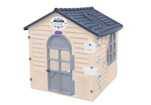 Dětský domeček Mochtoys s kytičkami