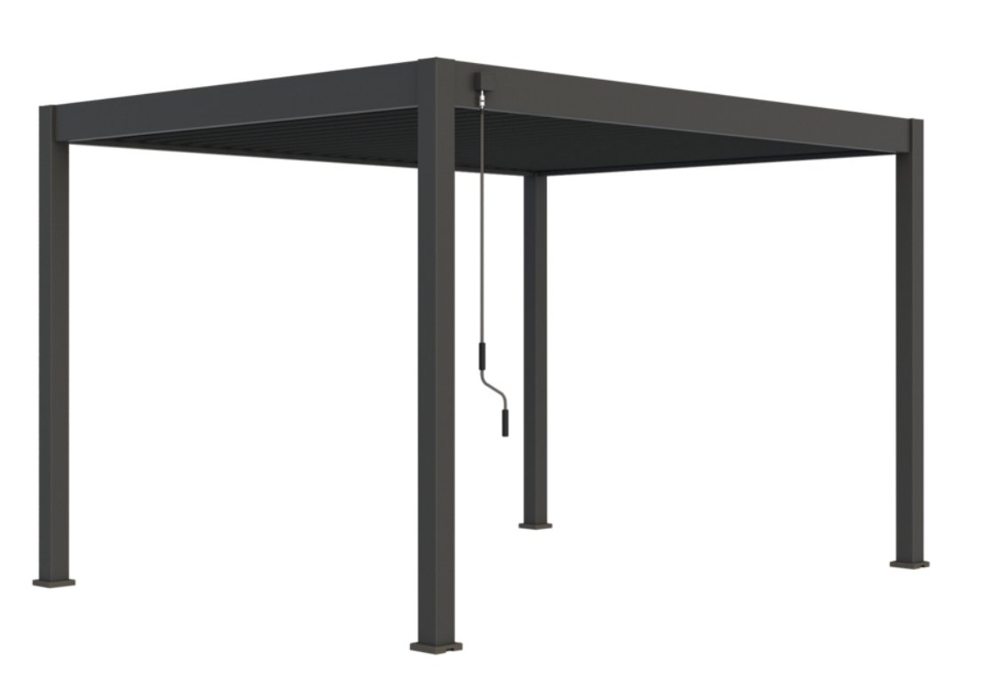 Bioklimatická pergola INTRO PLUS 4×3 m, hliník – volně stojící Bioklimatická pergola INTRO PLUS 4×3 m, hliník – volně stojící