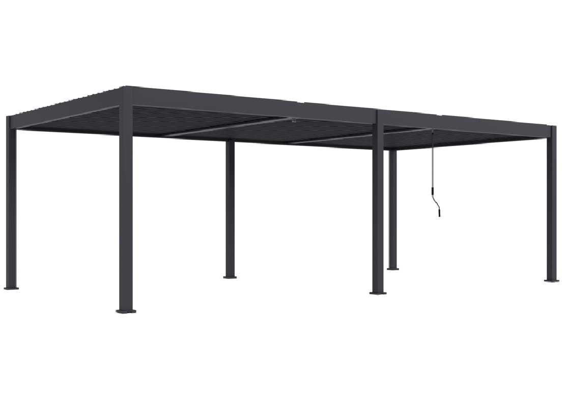 Bioklimatická pergola INTRO DUO 8×4 m, hliník – volně stojící Bioklimatická pergola INTRO DUO 8×4 m, hliník – volně stojící