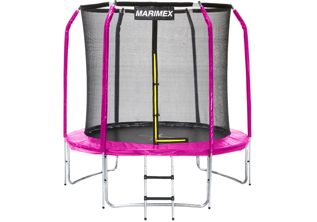 Trampolína Marimex Standard 244 cm růžová + ochranná síť + schůdky ZDARMA (poškozený obal) Trampolína Marimex Standard 244 cm růžová + ochranná síť + schůdky ZDARMA (poškozený obal)