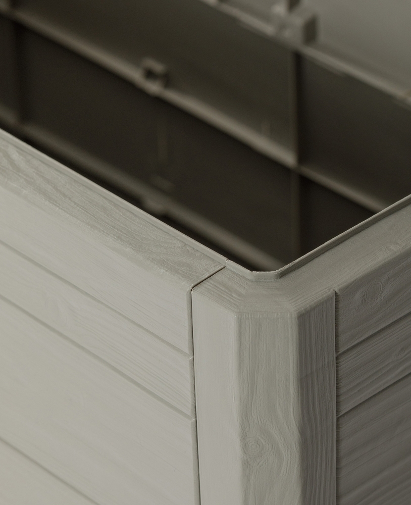 WOODYS zahradní plastový úložný box 280 L - světle šedá - Obrázek 2