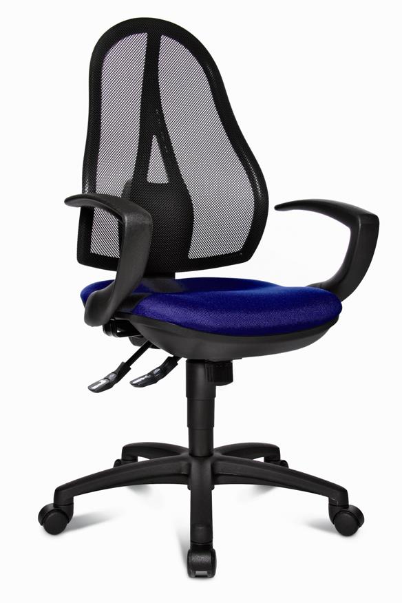 Ergonomická židle na kolečkách Topstar OPEN POINT SY – více barev G23 - šedá - Obrázek 2