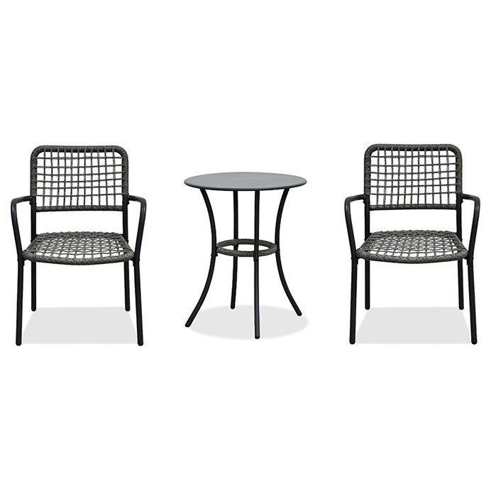 Zahradní set 1+2 GREYSET Šedá Zahradní set 1+2 GREYSET Šedá