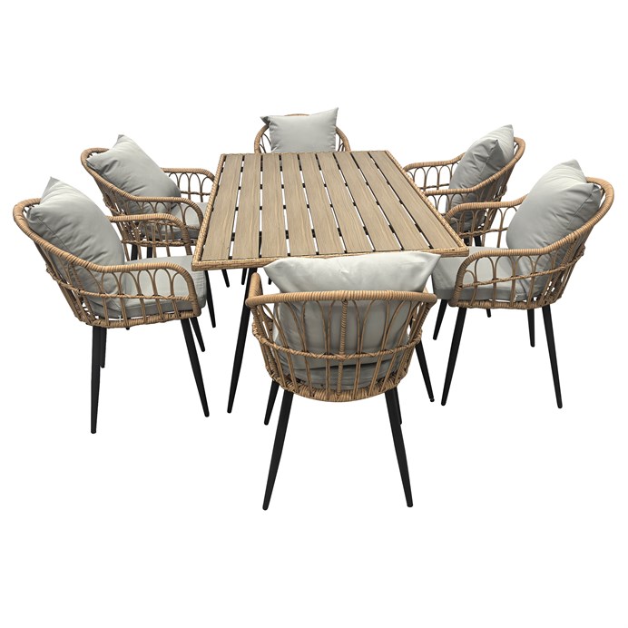 Zahradní stůl WOODLINE – hnědá - Obrázek 2