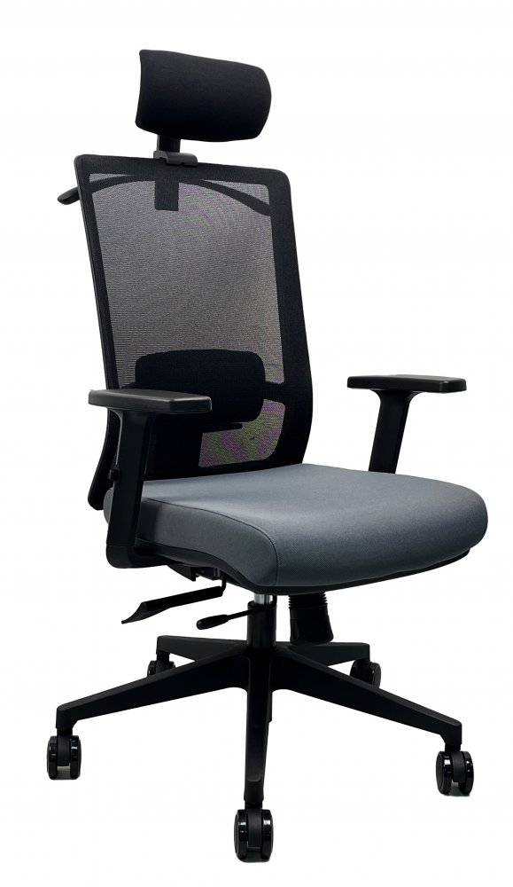 Kancelářská ergonomická židle Office More DVIS — více barev Šedá Kancelářská ergonomická židle Office More DVIS — více barev Šedá