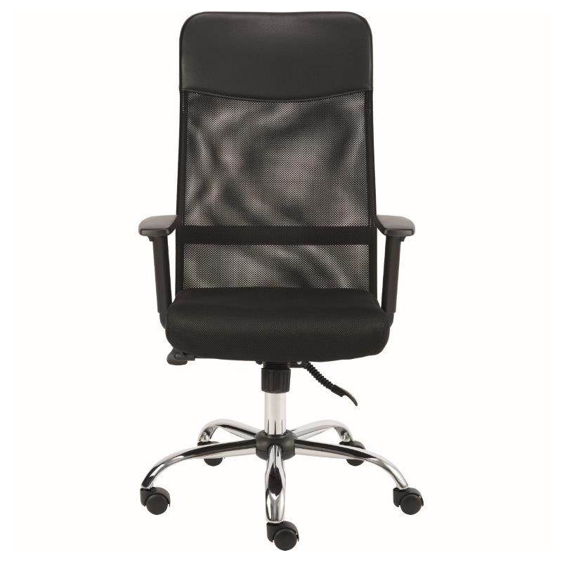 Kancelářská ergonomická židle MEDEA PLUS - síťovina, černá - Image 2