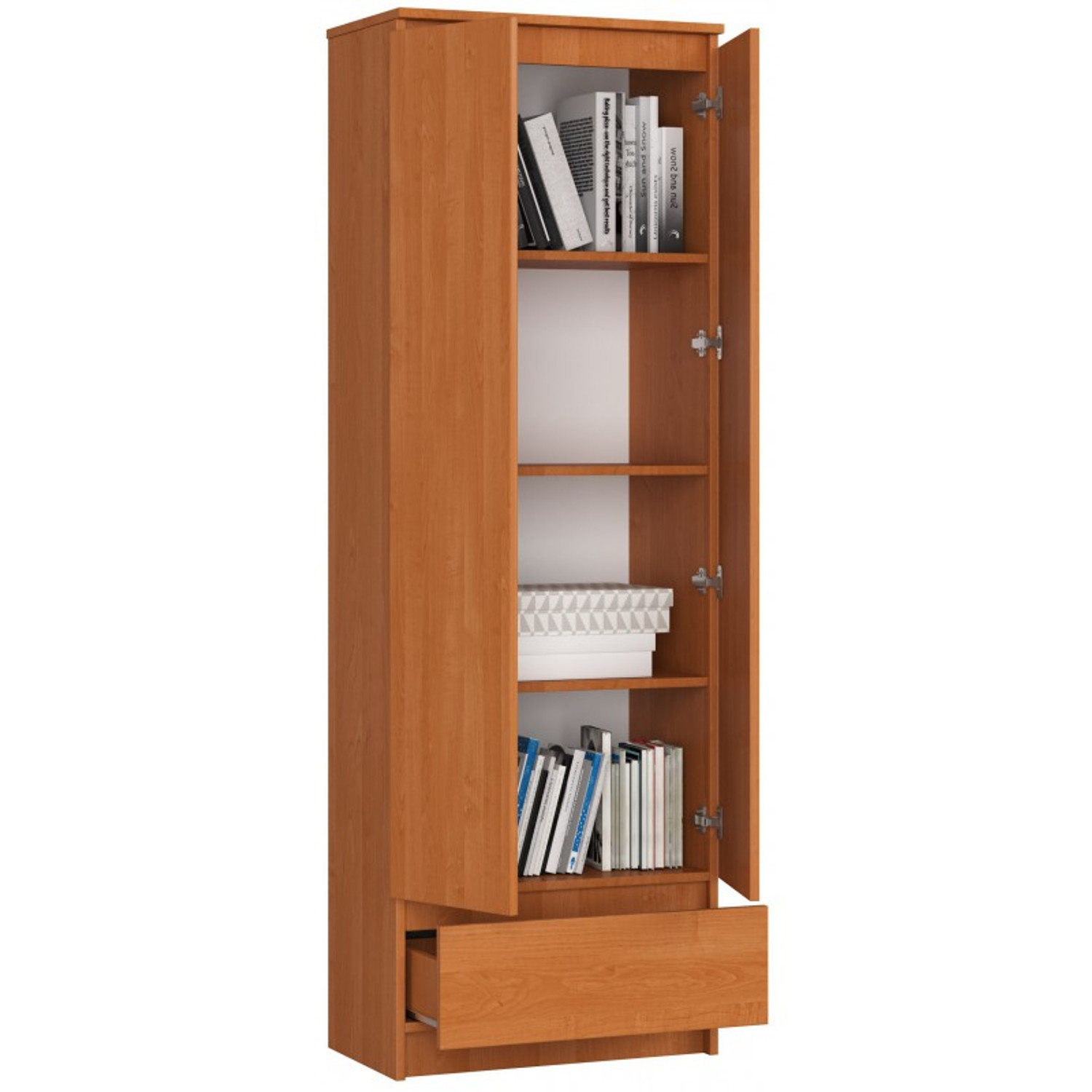 Regál R 60 cm 1 zásuvka 2 dvířka olše - Obrázek 2