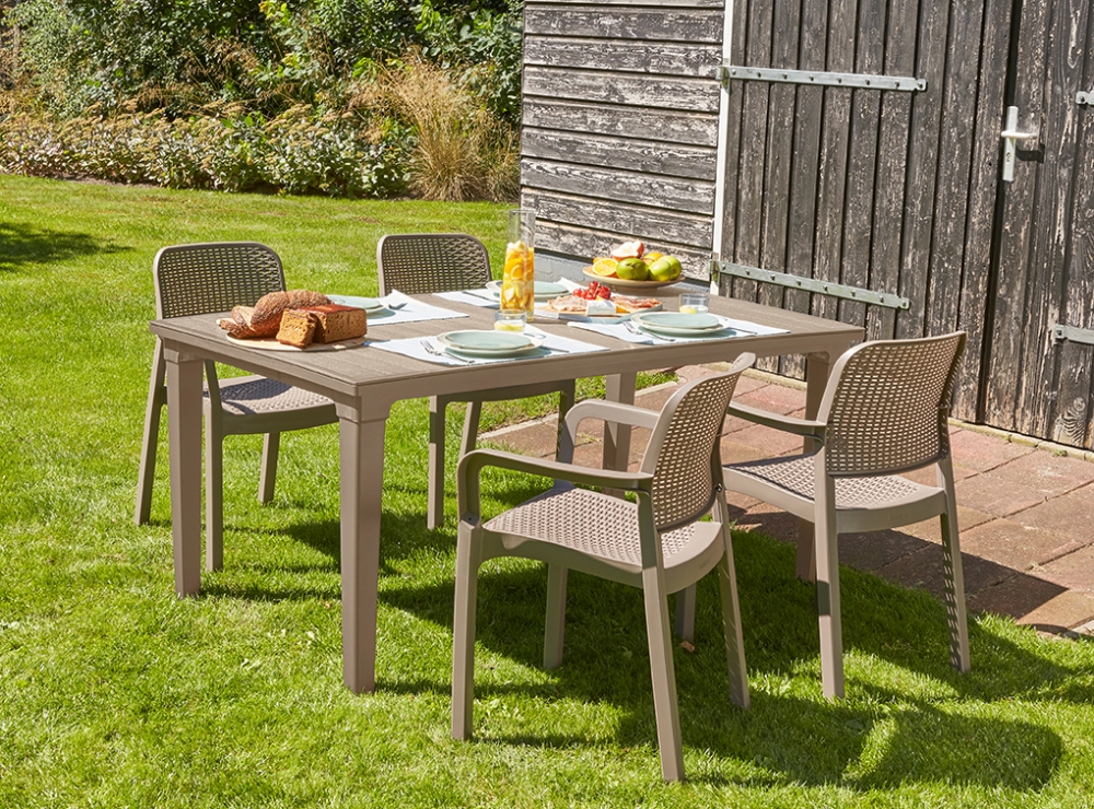 KETER Zahradní židle Samanna - 53 x 58 x 83 cm - cappuccino - Obrázek 2