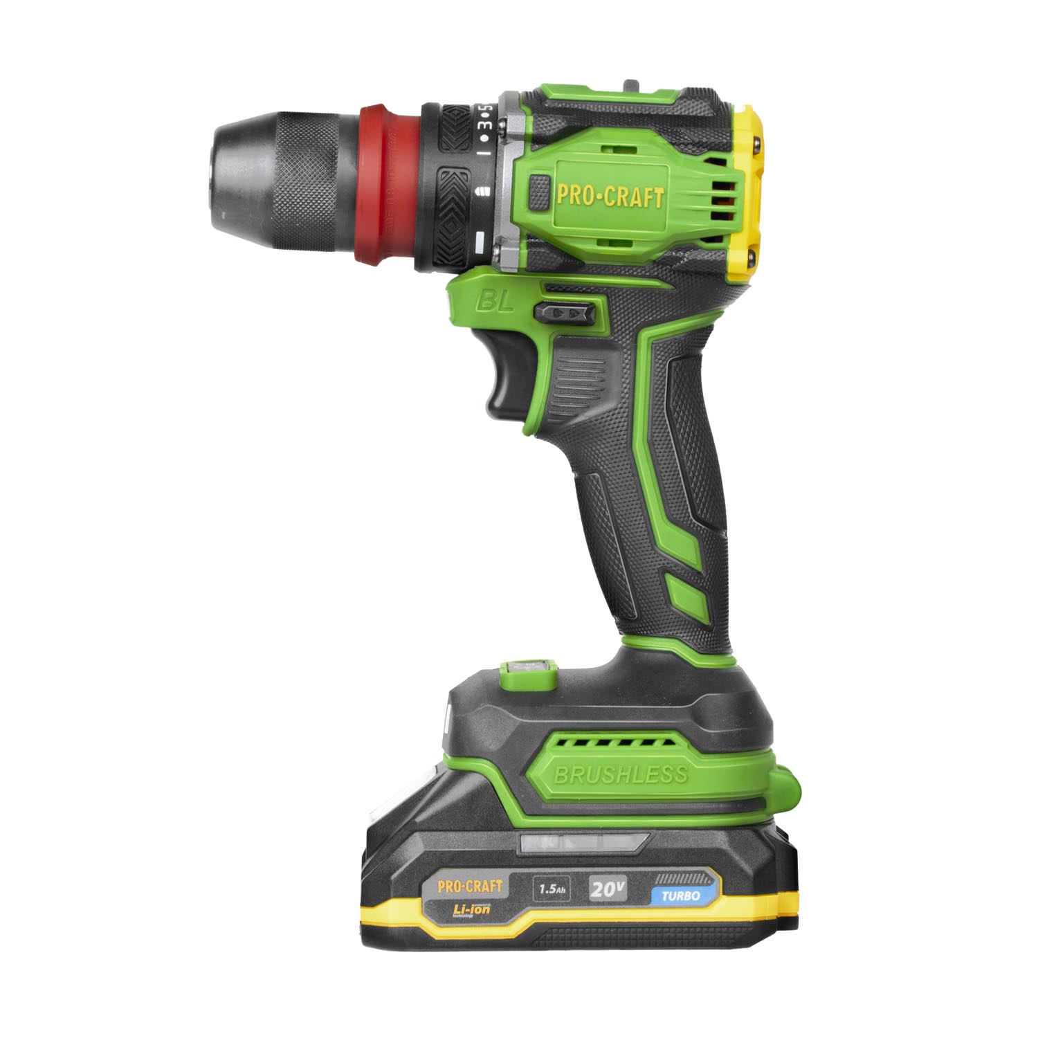 Procraft PA18Pro DFR 20V - akumulátorový šroubovák s LED reflektorem (s 1,5 Ah akumulátorem, nabíječkou a kufrem) - Obrázek 2