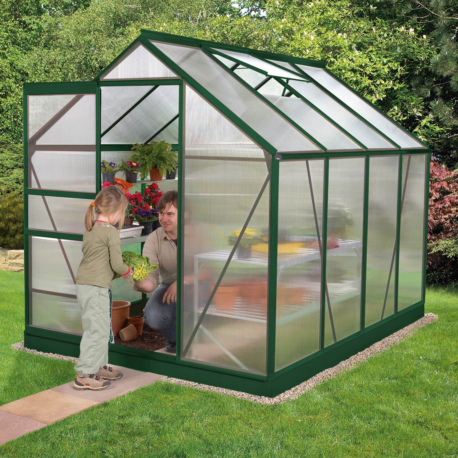 LANIT PLAST, s.r.o. skleník VITAVIA VENUS 5000 PC 4 mm zelený LG532 - Obrázek 2