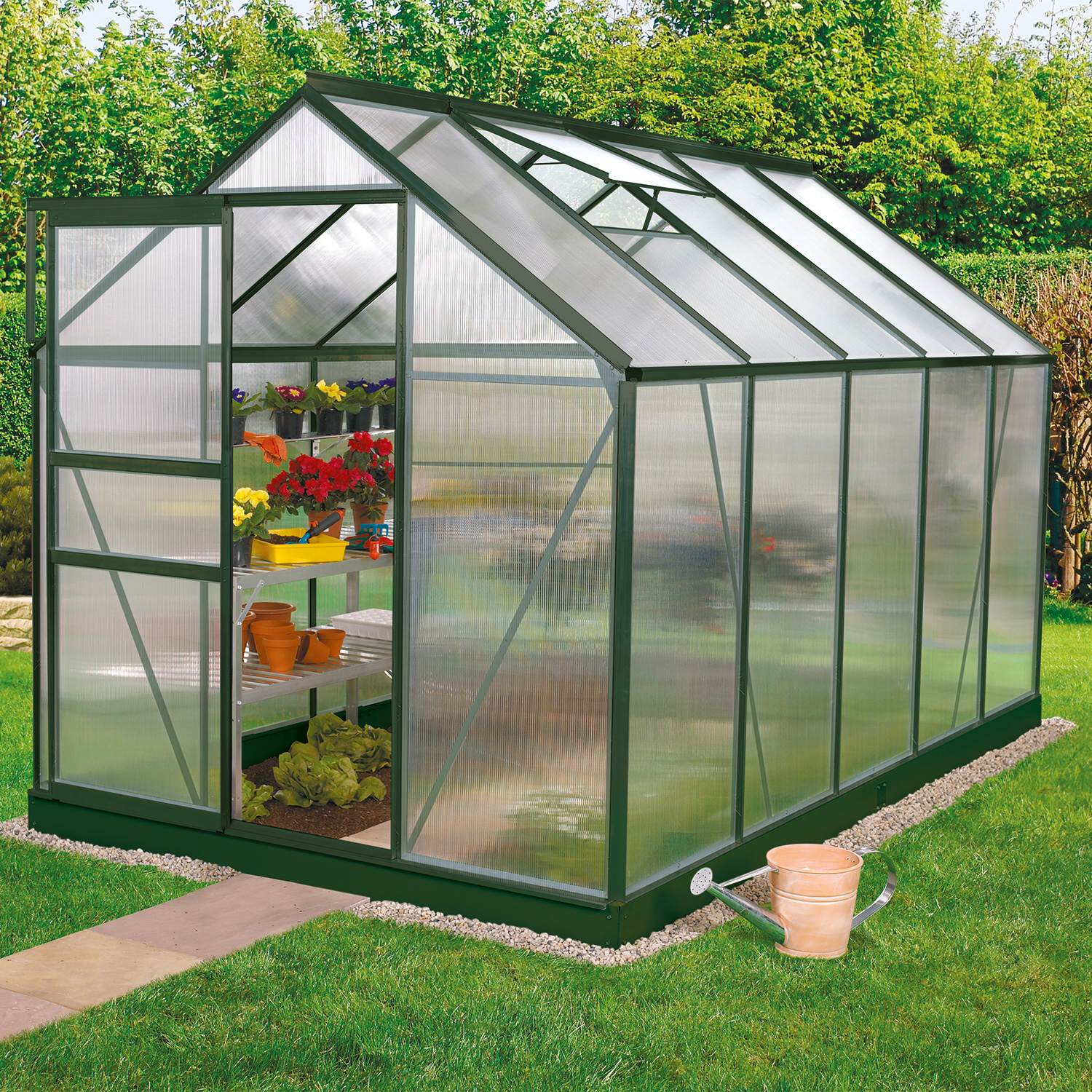 LANIT PLAST, s.r.o. skleník VITAVIA VENUS 6200 PC 4 mm zelený LG533 - Obrázek 2